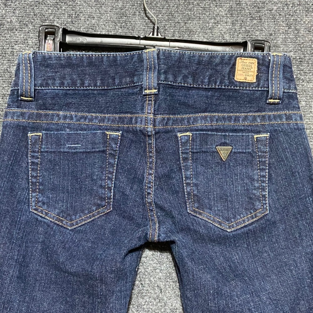 Guess Jeans Y2K Daredevil Skinny Leg Dark Wash Low Rise Stretch Denim Jeans 26